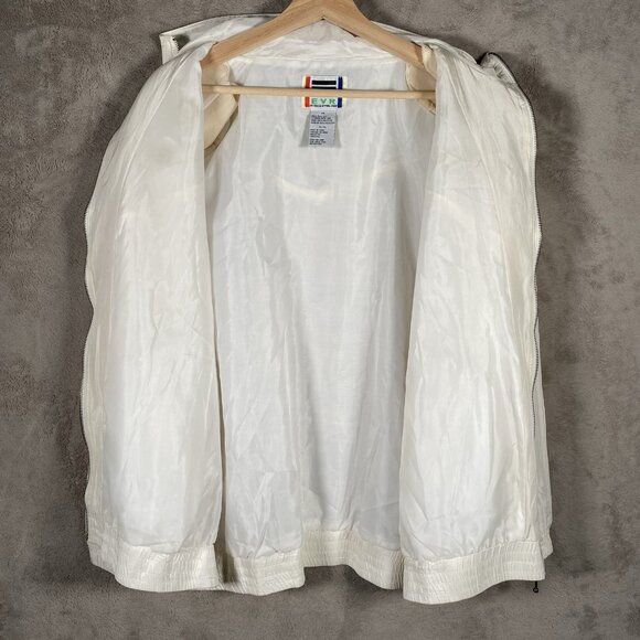 Vintage 80s 100% Silk Track Jacket XL Gold Embroidery Retro Bowling Roller Disco - Picture 11 of 14